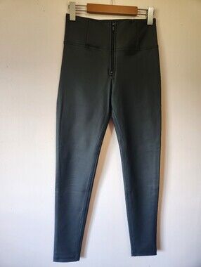 Freddy WR.UP Black Faux Vegan Leather High Waist Push Up Skinny Pants Size S
